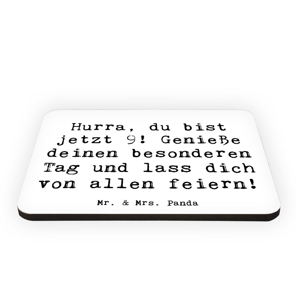 Magnet Spruch 9. Geburtstag Freude Kühlschrankmagnet, Pinnwandmagnet, Souvenir Magnet, Motivmagnete, Dekomagnet, Whiteboard Magnet, Notiz Magnet, Kühlschrank Dekoration, Geburtstag, Geburtstagsgeschenk, Geschenk