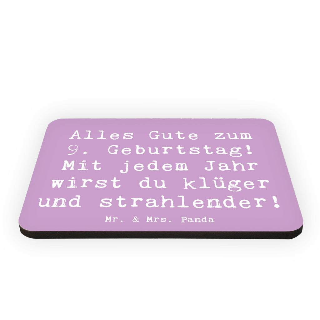 Magnet Spruch 9. Geburtstag Wünsche Kühlschrankmagnet, Pinnwandmagnet, Souvenir Magnet, Motivmagnete, Dekomagnet, Whiteboard Magnet, Notiz Magnet, Kühlschrank Dekoration, Geburtstag, Geburtstagsgeschenk, Geschenk