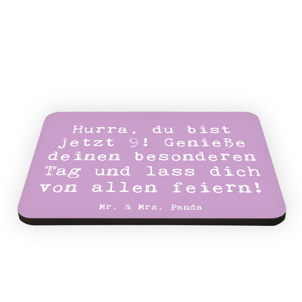 Magnet Spruch 9. Geburtstag Freude Kühlschrankmagnet, Pinnwandmagnet, Souvenir Magnet, Motivmagnete, Dekomagnet, Whiteboard Magnet, Notiz Magnet, Kühlschrank Dekoration, Geburtstag, Geburtstagsgeschenk, Geschenk