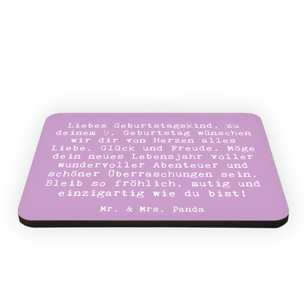 Magnet Spruch 9. Geburtstag Glück Kühlschrankmagnet, Pinnwandmagnet, Souvenir Magnet, Motivmagnete, Dekomagnet, Whiteboard Magnet, Notiz Magnet, Kühlschrank Dekoration, Geburtstag, Geburtstagsgeschenk, Geschenk