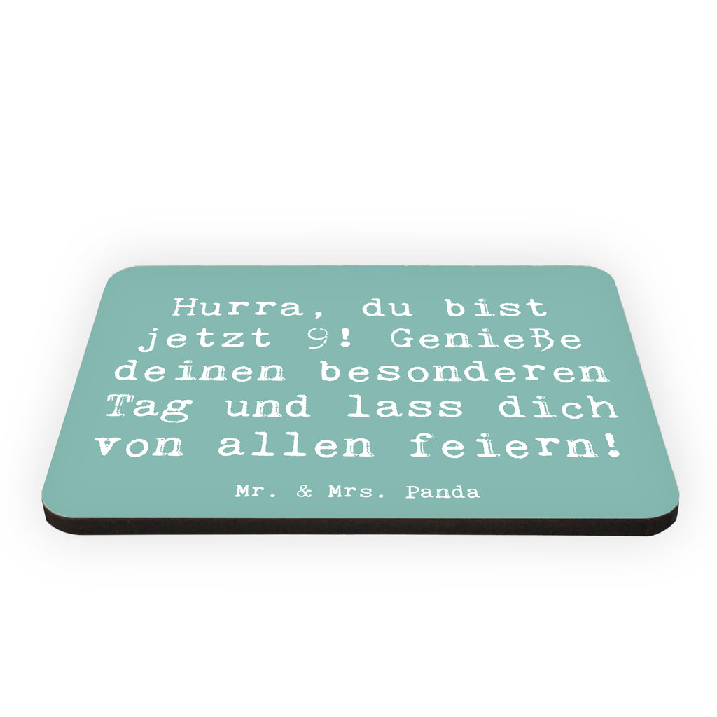 Magnet Spruch 9. Geburtstag Freude Kühlschrankmagnet, Pinnwandmagnet, Souvenir Magnet, Motivmagnete, Dekomagnet, Whiteboard Magnet, Notiz Magnet, Kühlschrank Dekoration, Geburtstag, Geburtstagsgeschenk, Geschenk