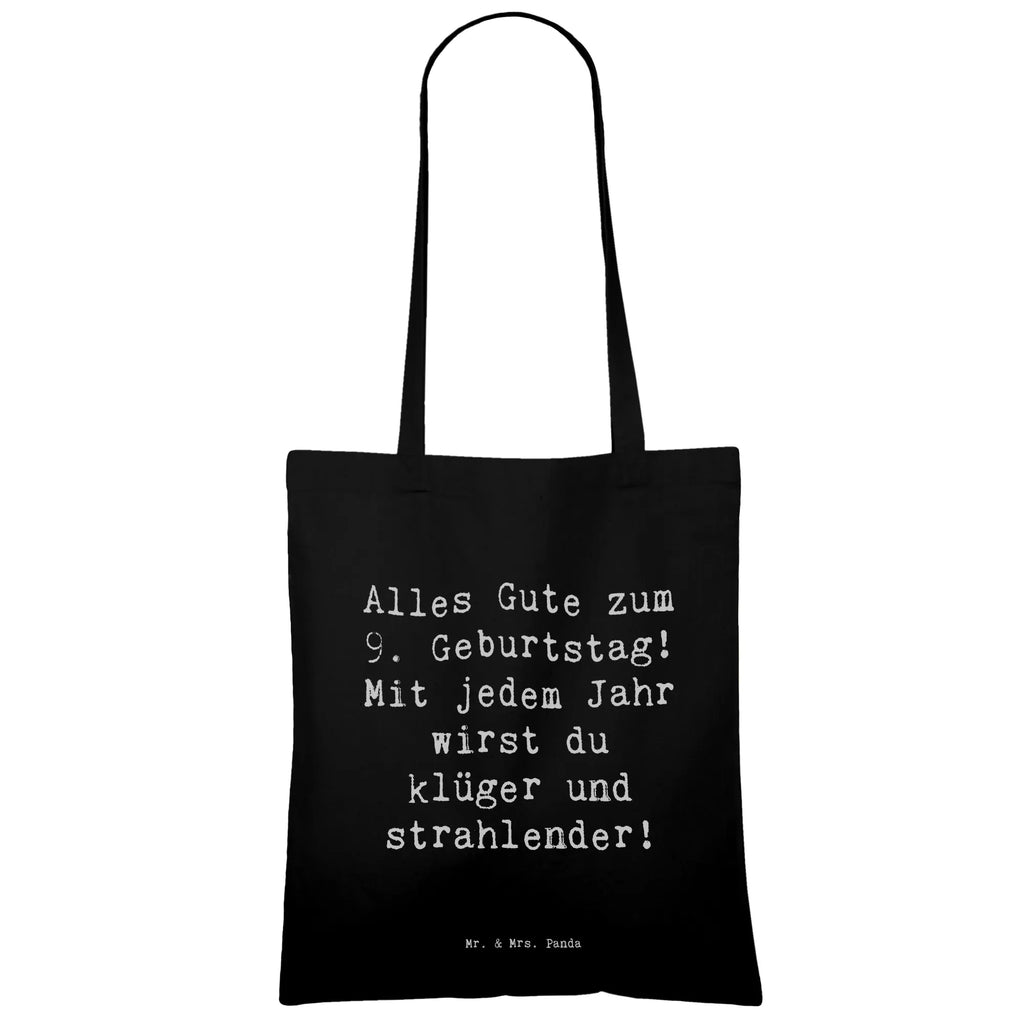 Tragetasche Spruch 9. Geburtstag Wünsche Beuteltasche, Beutel, Einkaufstasche, Jutebeutel, Stoffbeutel, Tasche, Shopper, Umhängetasche, Strandtasche, Schultertasche, Stofftasche, Tragetasche, Badetasche, Jutetasche, Einkaufstüte, Laptoptasche, Geburtstag, Geburtstagsgeschenk, Geschenk