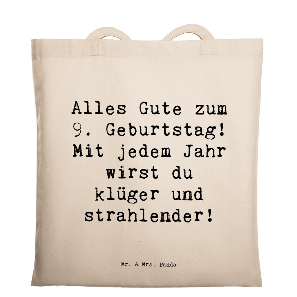 Tragetasche Spruch 9. Geburtstag Wünsche Beuteltasche, Beutel, Einkaufstasche, Jutebeutel, Stoffbeutel, Tasche, Shopper, Umhängetasche, Strandtasche, Schultertasche, Stofftasche, Tragetasche, Badetasche, Jutetasche, Einkaufstüte, Laptoptasche, Geburtstag, Geburtstagsgeschenk, Geschenk