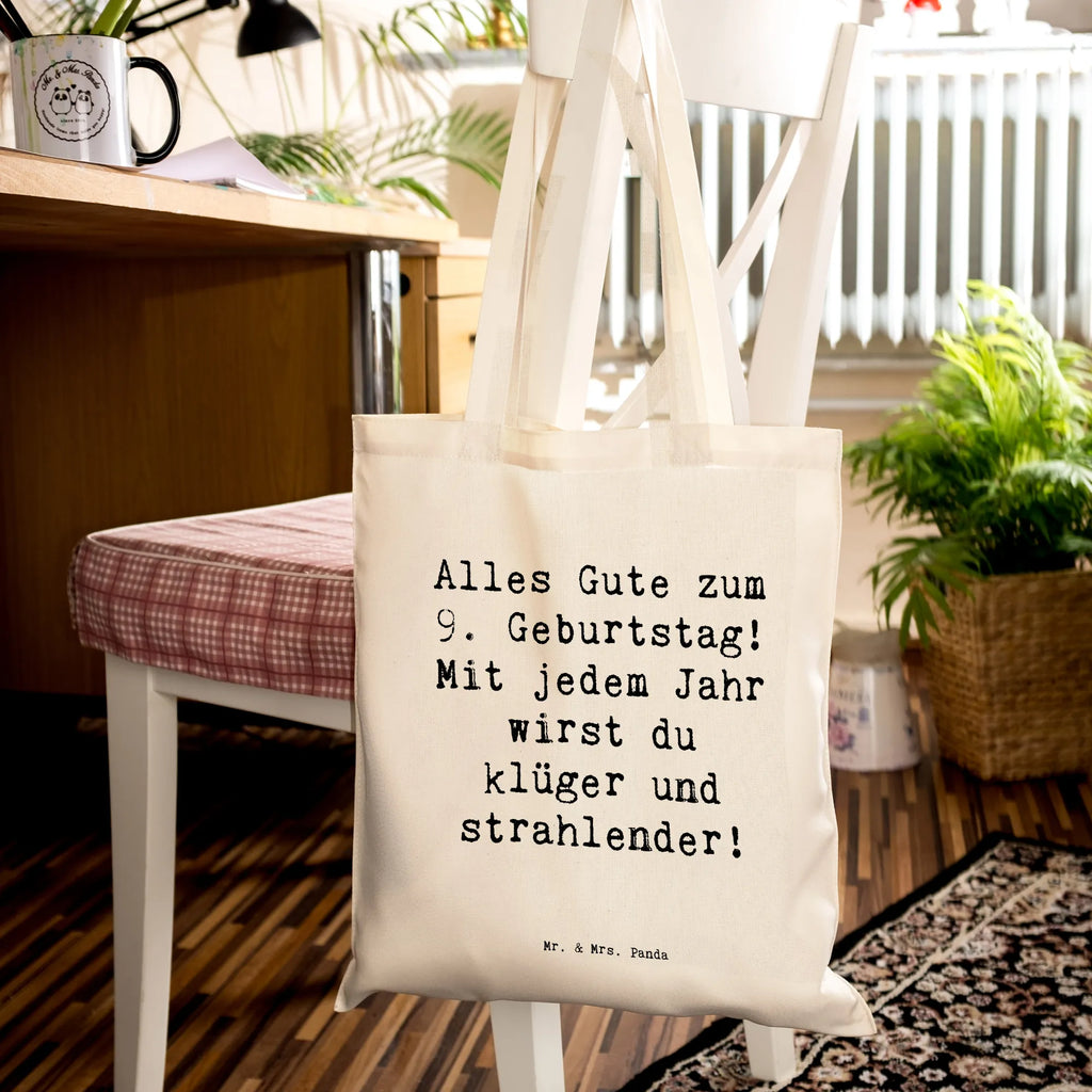 Tragetasche Spruch 9. Geburtstag Wünsche Beuteltasche, Beutel, Einkaufstasche, Jutebeutel, Stoffbeutel, Tasche, Shopper, Umhängetasche, Strandtasche, Schultertasche, Stofftasche, Tragetasche, Badetasche, Jutetasche, Einkaufstüte, Laptoptasche, Geburtstag, Geburtstagsgeschenk, Geschenk