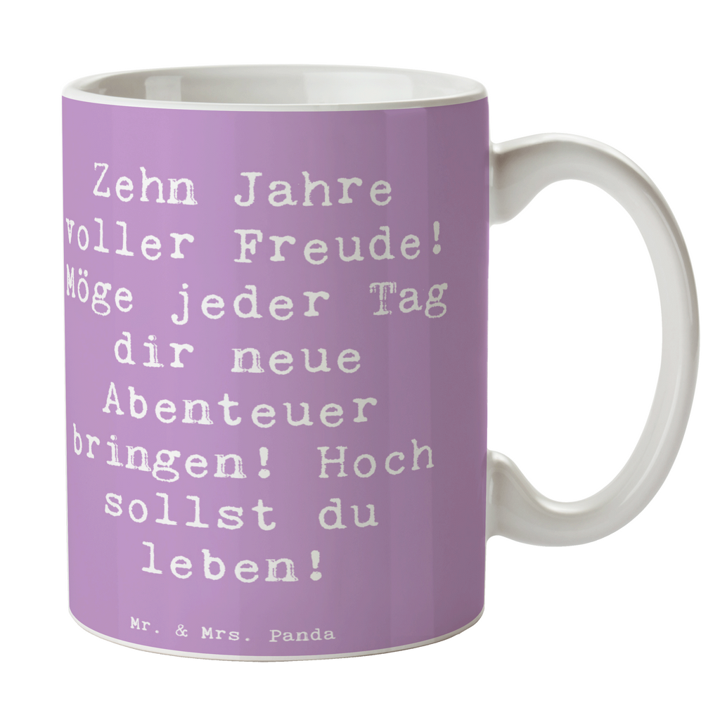 Tasse Spruch 10. Geburtstag Freude Tasse, Kaffeetasse, Teetasse, Becher, Kaffeebecher, Teebecher, Keramiktasse, Porzellantasse, Büro Tasse, Geschenk Tasse, Tasse Sprüche, Tasse Motive, Kaffeetassen, Tasse bedrucken, Designer Tasse, Cappuccino Tassen, Schöne Teetassen, Geburtstag, Geburtstagsgeschenk, Geschenk