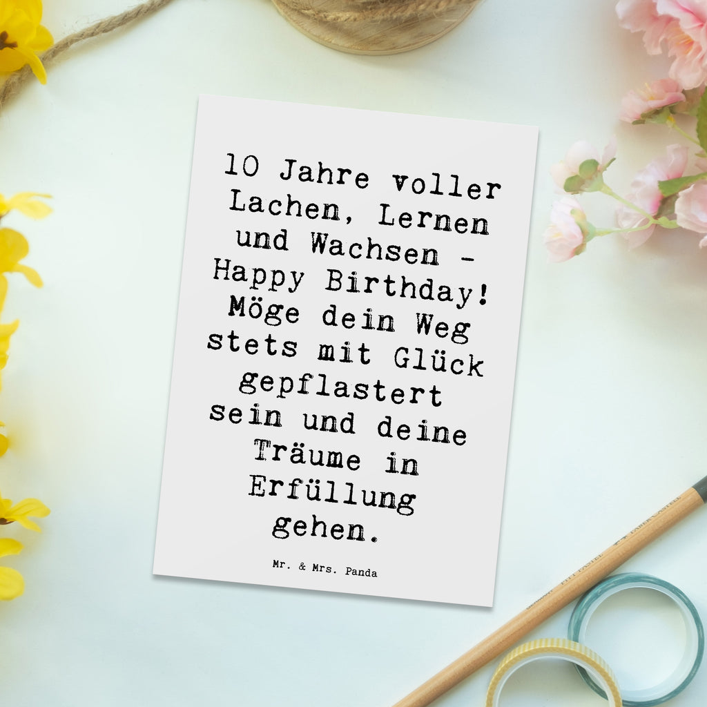 Postkarte Spruch 10. Geburtstag Feier Postkarte, Karte, Geschenkkarte, Grußkarte, Einladung, Ansichtskarte, Geburtstagskarte, Einladungskarte, Dankeskarte, Ansichtskarten, Einladung Geburtstag, Einladungskarten Geburtstag, Geburtstag, Geburtstagsgeschenk, Geschenk