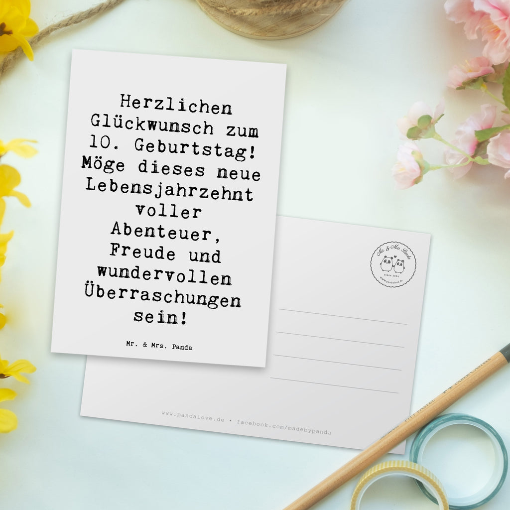 Postkarte Spruch 10. Geburtstag Postkarte, Karte, Geschenkkarte, Grußkarte, Einladung, Ansichtskarte, Geburtstagskarte, Einladungskarte, Dankeskarte, Ansichtskarten, Einladung Geburtstag, Einladungskarten Geburtstag, Geburtstag, Geburtstagsgeschenk, Geschenk