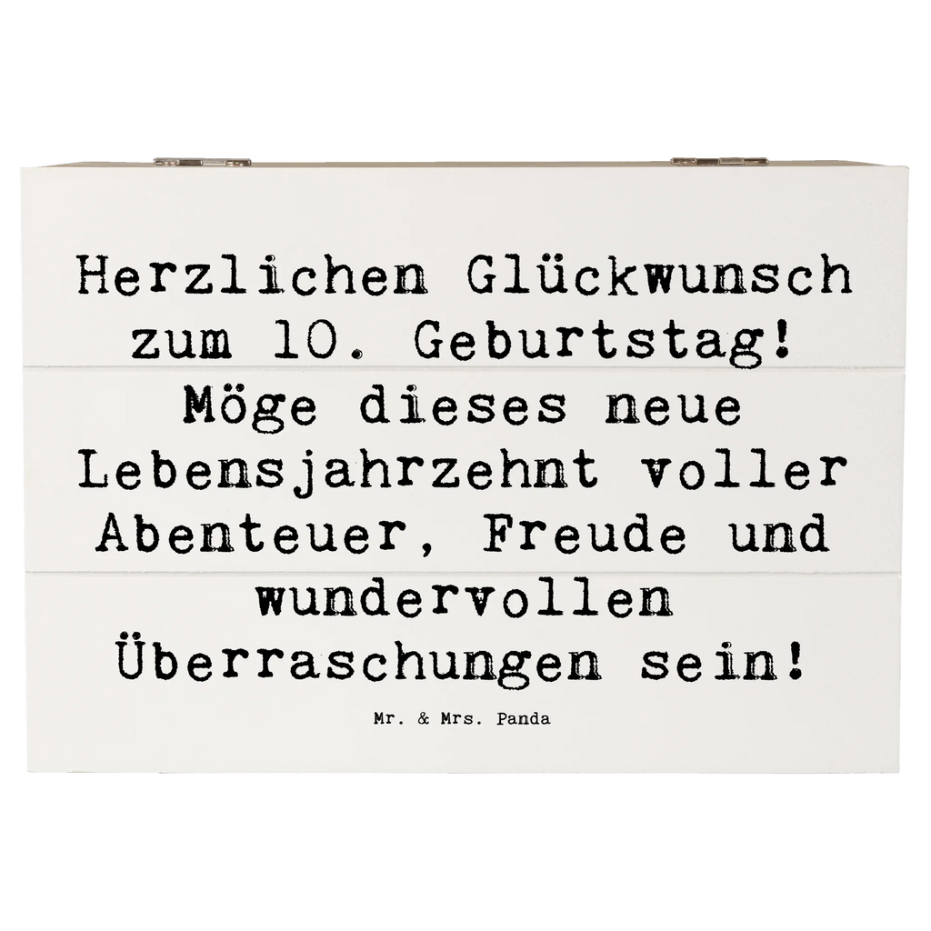 Holzkiste Spruch 10. Geburtstag Holzkiste, Kiste, Schatzkiste, Truhe, Schatulle, XXL, Erinnerungsbox, Erinnerungskiste, Dekokiste, Aufbewahrungsbox, Geschenkbox, Geschenkdose, Geburtstag, Geburtstagsgeschenk, Geschenk