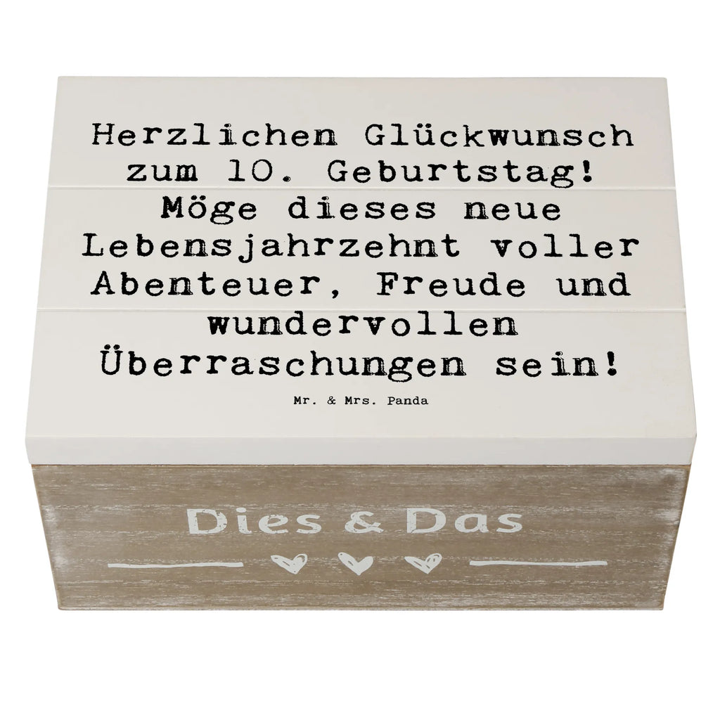 Holzkiste Spruch 10. Geburtstag Holzkiste, Kiste, Schatzkiste, Truhe, Schatulle, XXL, Erinnerungsbox, Erinnerungskiste, Dekokiste, Aufbewahrungsbox, Geschenkbox, Geschenkdose, Geburtstag, Geburtstagsgeschenk, Geschenk