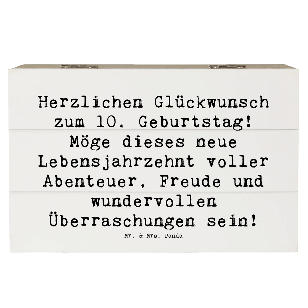 Holzkiste Spruch 10. Geburtstag Holzkiste, Kiste, Schatzkiste, Truhe, Schatulle, XXL, Erinnerungsbox, Erinnerungskiste, Dekokiste, Aufbewahrungsbox, Geschenkbox, Geschenkdose, Geburtstag, Geburtstagsgeschenk, Geschenk