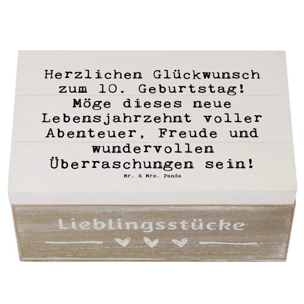 Holzkiste Spruch 10. Geburtstag Holzkiste, Kiste, Schatzkiste, Truhe, Schatulle, XXL, Erinnerungsbox, Erinnerungskiste, Dekokiste, Aufbewahrungsbox, Geschenkbox, Geschenkdose, Geburtstag, Geburtstagsgeschenk, Geschenk