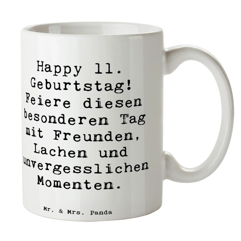 Tasse Spruch 11. Geburtstag Freude Tasse, Kaffeetasse, Teetasse, Becher, Kaffeebecher, Teebecher, Keramiktasse, Porzellantasse, Büro Tasse, Geschenk Tasse, Tasse Sprüche, Tasse Motive, Kaffeetassen, Tasse bedrucken, Designer Tasse, Cappuccino Tassen, Schöne Teetassen, Geburtstag, Geburtstagsgeschenk, Geschenk