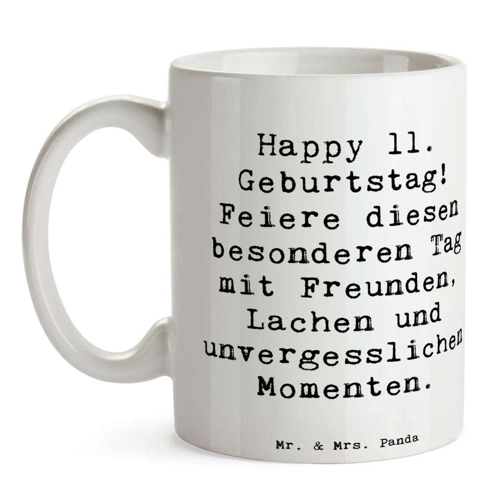 Tasse Spruch 11. Geburtstag Freude Tasse, Kaffeetasse, Teetasse, Becher, Kaffeebecher, Teebecher, Keramiktasse, Porzellantasse, Büro Tasse, Geschenk Tasse, Tasse Sprüche, Tasse Motive, Kaffeetassen, Tasse bedrucken, Designer Tasse, Cappuccino Tassen, Schöne Teetassen, Geburtstag, Geburtstagsgeschenk, Geschenk