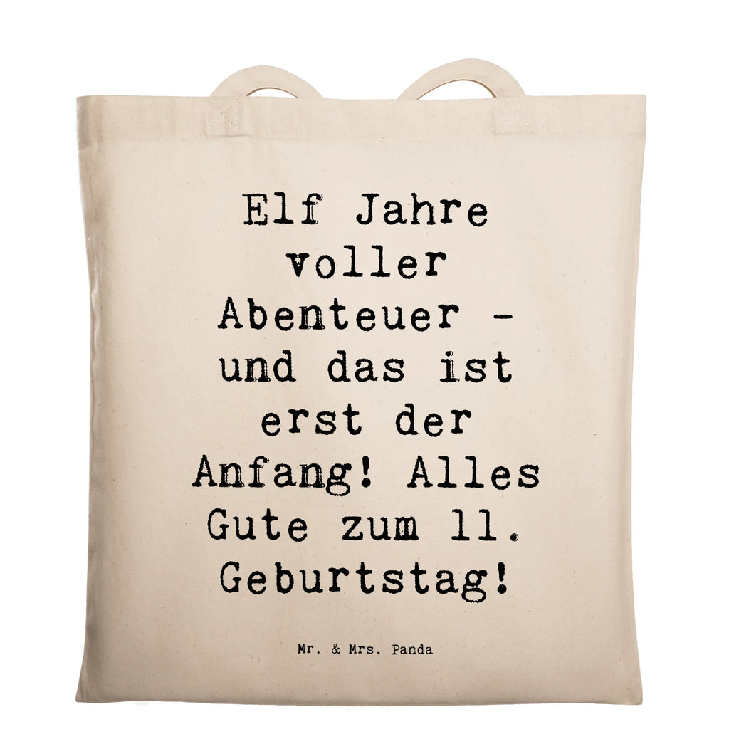 Tragetasche Spruch 11. Geburtstag Abenteuer Beuteltasche, Beutel, Einkaufstasche, Jutebeutel, Stoffbeutel, Tasche, Shopper, Umhängetasche, Strandtasche, Schultertasche, Stofftasche, Tragetasche, Badetasche, Jutetasche, Einkaufstüte, Laptoptasche, Geburtstag, Geburtstagsgeschenk, Geschenk