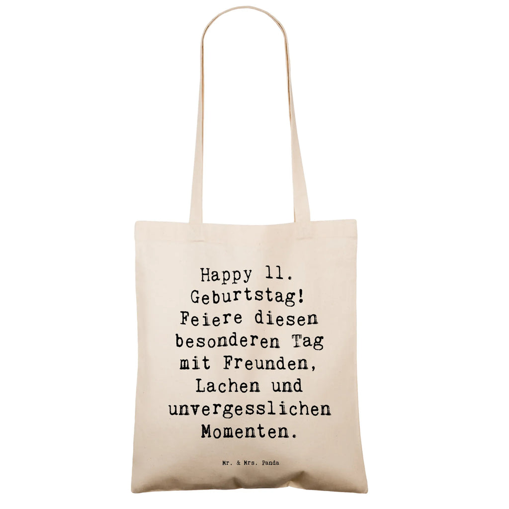 Tragetasche Spruch 11. Geburtstag Freude Beuteltasche, Beutel, Einkaufstasche, Jutebeutel, Stoffbeutel, Tasche, Shopper, Umhängetasche, Strandtasche, Schultertasche, Stofftasche, Tragetasche, Badetasche, Jutetasche, Einkaufstüte, Laptoptasche, Geburtstag, Geburtstagsgeschenk, Geschenk