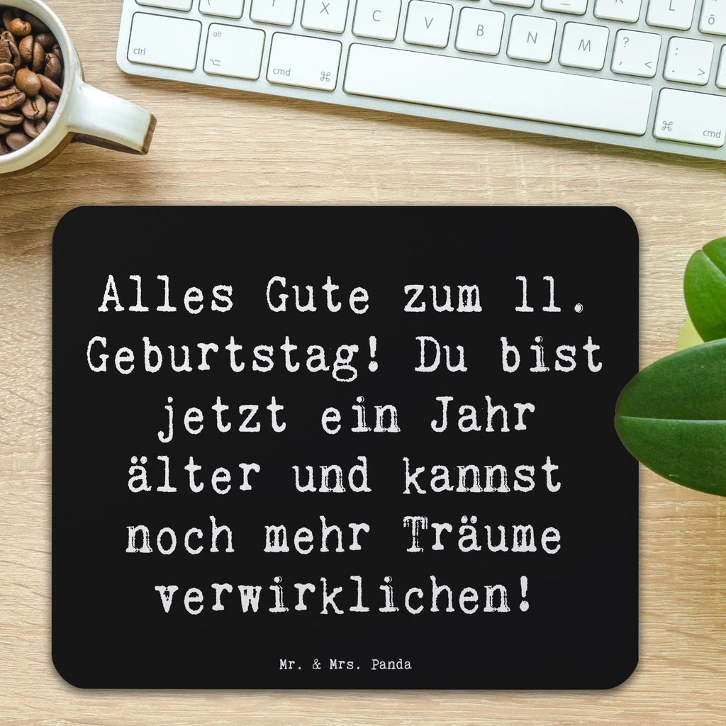 Mauspad Spruch 11. Geburtstag Mousepad, Computer zubehör, Büroausstattung, PC Zubehör, Arbeitszimmer, Mauspad, Einzigartiges Mauspad, Designer Mauspad, Mausunterlage, Mauspad Büro, Geburtstag, Geburtstagsgeschenk, Geschenk