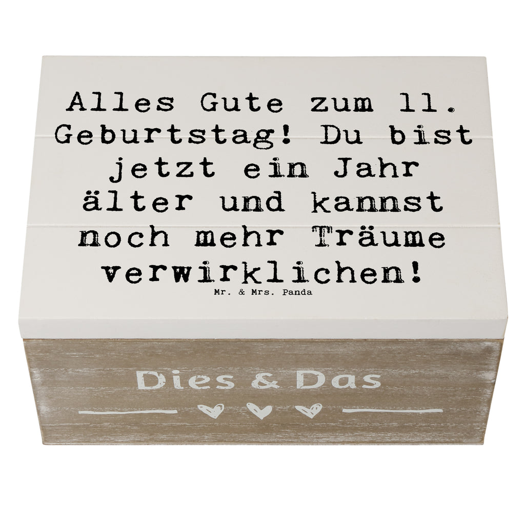 Holzkiste Spruch 11. Geburtstag Holzkiste, Kiste, Schatzkiste, Truhe, Schatulle, XXL, Erinnerungsbox, Erinnerungskiste, Dekokiste, Aufbewahrungsbox, Geschenkbox, Geschenkdose, Geburtstag, Geburtstagsgeschenk, Geschenk