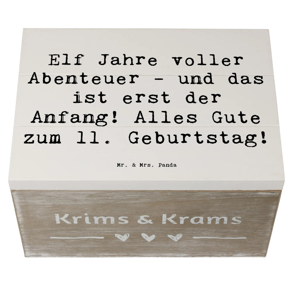 Holzkiste Spruch 11. Geburtstag Abenteuer Holzkiste, Kiste, Schatzkiste, Truhe, Schatulle, XXL, Erinnerungsbox, Erinnerungskiste, Dekokiste, Aufbewahrungsbox, Geschenkbox, Geschenkdose, Geburtstag, Geburtstagsgeschenk, Geschenk