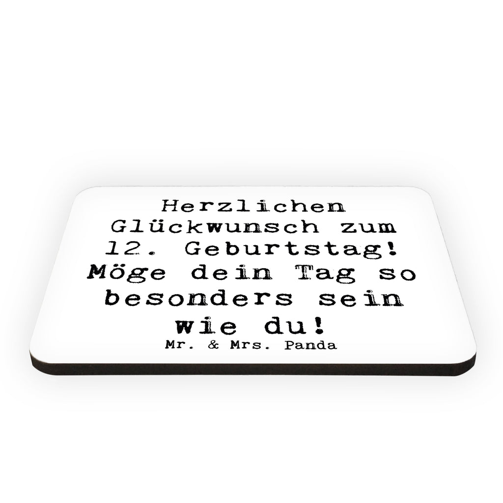 Magnet Spruch 12. Geburtstag Kühlschrankmagnet, Pinnwandmagnet, Souvenir Magnet, Motivmagnete, Dekomagnet, Whiteboard Magnet, Notiz Magnet, Kühlschrank Dekoration, Geburtstag, Geburtstagsgeschenk, Geschenk