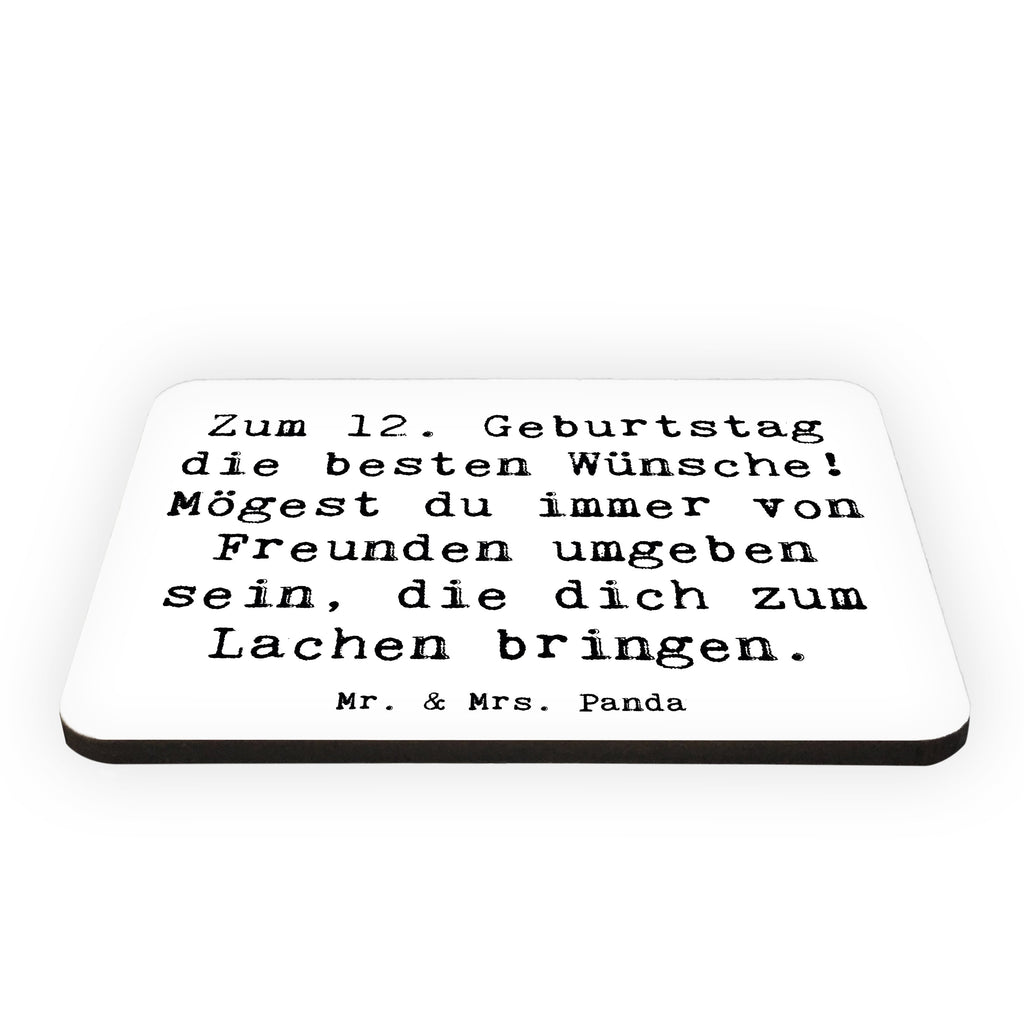 Magnet Spruch 12. Geburtstag Wünsche Kühlschrankmagnet, Pinnwandmagnet, Souvenir Magnet, Motivmagnete, Dekomagnet, Whiteboard Magnet, Notiz Magnet, Kühlschrank Dekoration, Geburtstag, Geburtstagsgeschenk, Geschenk