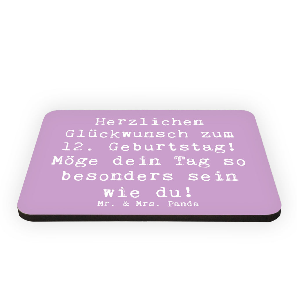 Magnet Spruch 12. Geburtstag Kühlschrankmagnet, Pinnwandmagnet, Souvenir Magnet, Motivmagnete, Dekomagnet, Whiteboard Magnet, Notiz Magnet, Kühlschrank Dekoration, Geburtstag, Geburtstagsgeschenk, Geschenk