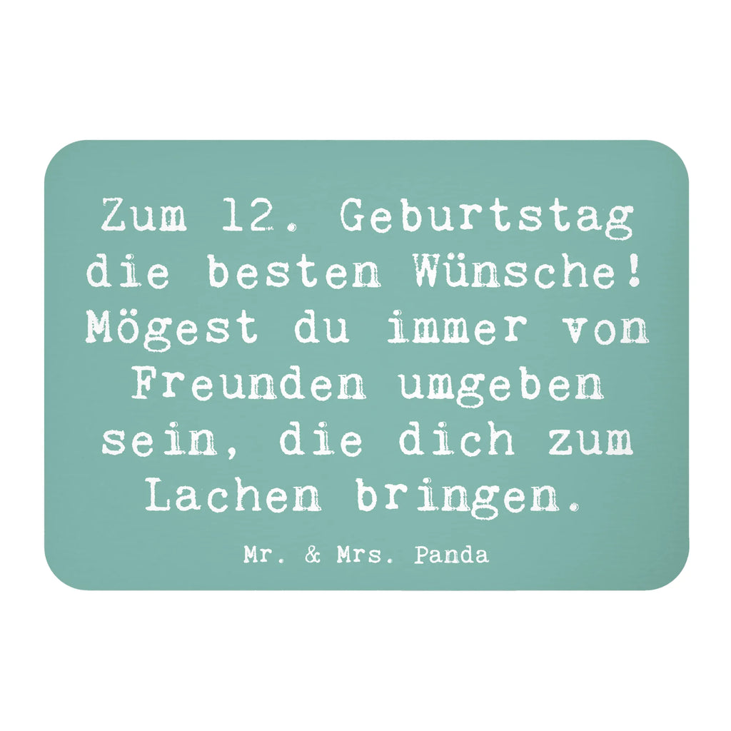 Magnet Spruch 12. Geburtstag Wünsche Kühlschrankmagnet, Pinnwandmagnet, Souvenir Magnet, Motivmagnete, Dekomagnet, Whiteboard Magnet, Notiz Magnet, Kühlschrank Dekoration, Geburtstag, Geburtstagsgeschenk, Geschenk