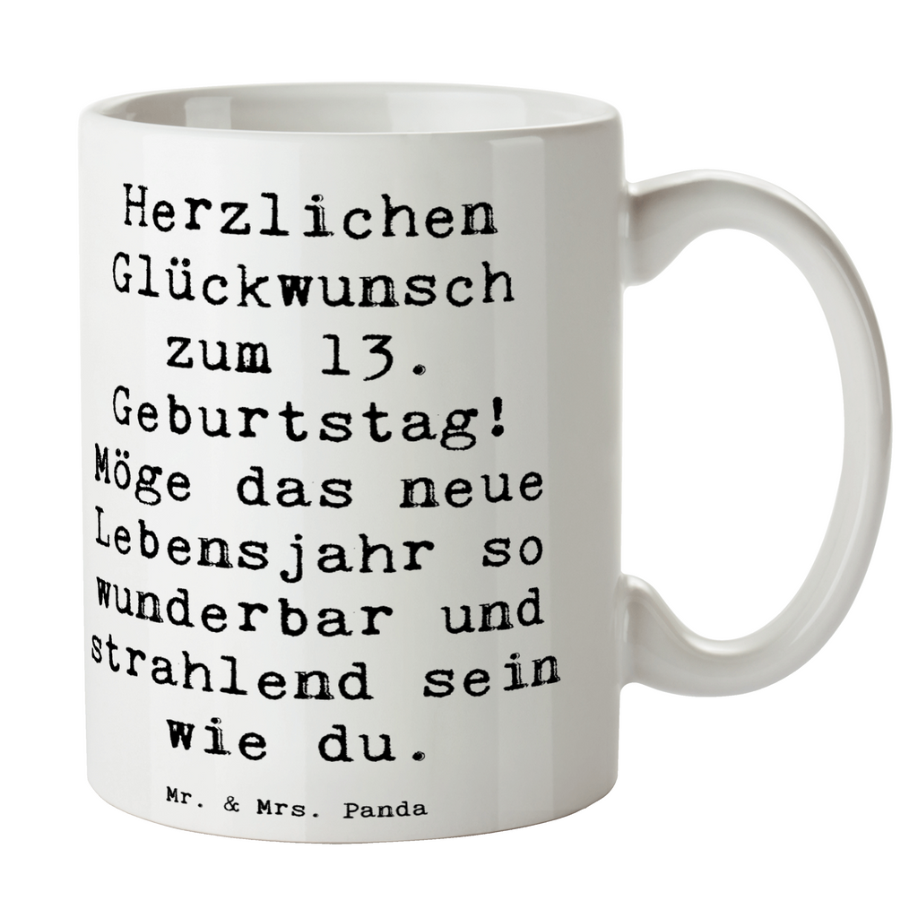 Tasse Spruch 13. Geburtstag Tasse, Kaffeetasse, Teetasse, Becher, Kaffeebecher, Teebecher, Keramiktasse, Porzellantasse, Büro Tasse, Geschenk Tasse, Tasse Sprüche, Tasse Motive, Kaffeetassen, Tasse bedrucken, Designer Tasse, Cappuccino Tassen, Schöne Teetassen, Geburtstag, Geburtstagsgeschenk, Geschenk