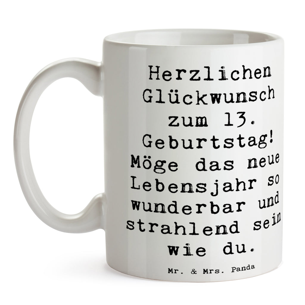 Tasse Spruch 13. Geburtstag Tasse, Kaffeetasse, Teetasse, Becher, Kaffeebecher, Teebecher, Keramiktasse, Porzellantasse, Büro Tasse, Geschenk Tasse, Tasse Sprüche, Tasse Motive, Kaffeetassen, Tasse bedrucken, Designer Tasse, Cappuccino Tassen, Schöne Teetassen, Geburtstag, Geburtstagsgeschenk, Geschenk