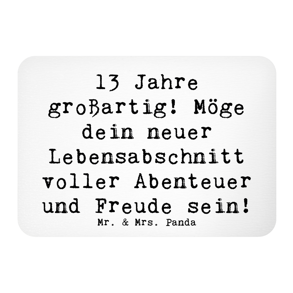 Magnet Spruch 13. Geburtstag Freude Kühlschrankmagnet, Pinnwandmagnet, Souvenir Magnet, Motivmagnete, Dekomagnet, Whiteboard Magnet, Notiz Magnet, Kühlschrank Dekoration, Geburtstag, Geburtstagsgeschenk, Geschenk