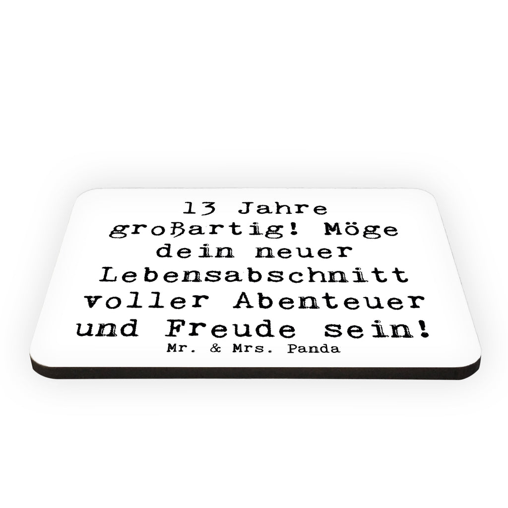 Magnet Spruch 13. Geburtstag Freude Kühlschrankmagnet, Pinnwandmagnet, Souvenir Magnet, Motivmagnete, Dekomagnet, Whiteboard Magnet, Notiz Magnet, Kühlschrank Dekoration, Geburtstag, Geburtstagsgeschenk, Geschenk