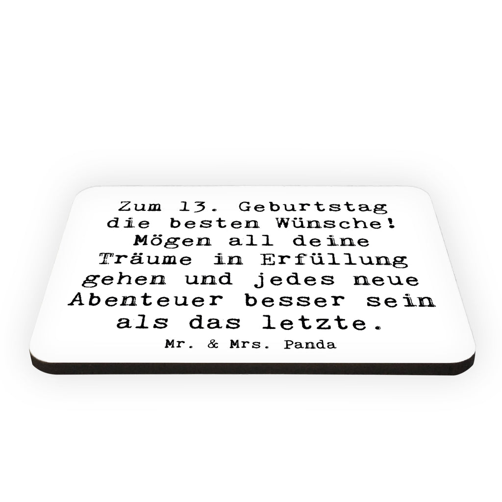 Magnet Spruch 13. Geburtstag Wünsche Kühlschrankmagnet, Pinnwandmagnet, Souvenir Magnet, Motivmagnete, Dekomagnet, Whiteboard Magnet, Notiz Magnet, Kühlschrank Dekoration, Geburtstag, Geburtstagsgeschenk, Geschenk