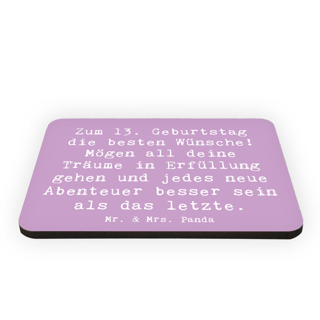 Magnet Spruch 13. Geburtstag Wünsche Kühlschrankmagnet, Pinnwandmagnet, Souvenir Magnet, Motivmagnete, Dekomagnet, Whiteboard Magnet, Notiz Magnet, Kühlschrank Dekoration, Geburtstag, Geburtstagsgeschenk, Geschenk