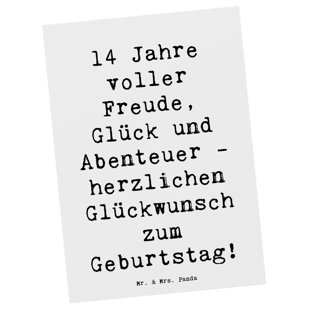 Postkarte Spruch 14. Geburtstag Freude Postkarte, Karte, Geschenkkarte, Grußkarte, Einladung, Ansichtskarte, Geburtstagskarte, Einladungskarte, Dankeskarte, Ansichtskarten, Einladung Geburtstag, Einladungskarten Geburtstag, Geburtstag, Geburtstagsgeschenk, Geschenk