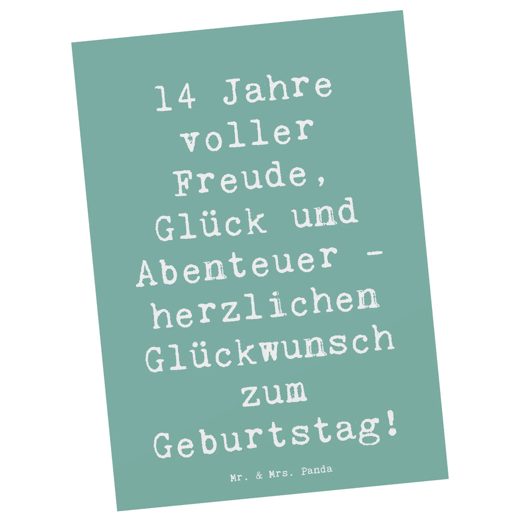 Postkarte Spruch 14. Geburtstag Freude Postkarte, Karte, Geschenkkarte, Grußkarte, Einladung, Ansichtskarte, Geburtstagskarte, Einladungskarte, Dankeskarte, Ansichtskarten, Einladung Geburtstag, Einladungskarten Geburtstag, Geburtstag, Geburtstagsgeschenk, Geschenk