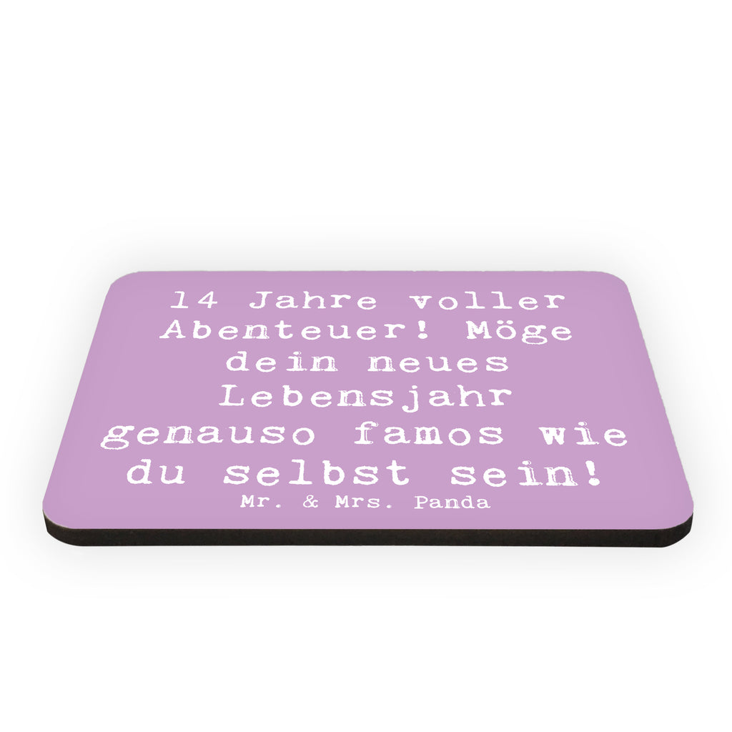 Magnet Spruch 14. Geburtstag Abenteuer Kühlschrankmagnet, Pinnwandmagnet, Souvenir Magnet, Motivmagnete, Dekomagnet, Whiteboard Magnet, Notiz Magnet, Kühlschrank Dekoration, Geburtstag, Geburtstagsgeschenk, Geschenk