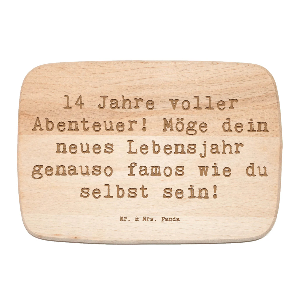 Frühstücksbrett Spruch 14. Geburtstag Abenteuer Frühstücksbrett, Holzbrett, Schneidebrett, Schneidebrett Holz, Frühstücksbrettchen, Küchenbrett, Geburtstag, Geburtstagsgeschenk, Geschenk