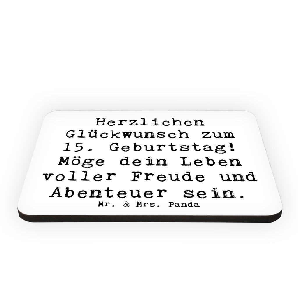 Magnet Spruch 15. Geburtstag Glückwünsche Kühlschrankmagnet, Pinnwandmagnet, Souvenir Magnet, Motivmagnete, Dekomagnet, Whiteboard Magnet, Notiz Magnet, Kühlschrank Dekoration, Geburtstag, Geburtstagsgeschenk, Geschenk