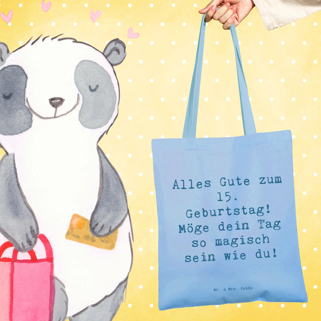 Tragetasche Spruch 15. Geburtstag Magisch Beuteltasche, Beutel, Einkaufstasche, Jutebeutel, Stoffbeutel, Tasche, Shopper, Umhängetasche, Strandtasche, Schultertasche, Stofftasche, Tragetasche, Badetasche, Jutetasche, Einkaufstüte, Laptoptasche, Geburtstag, Geburtstagsgeschenk, Geschenk