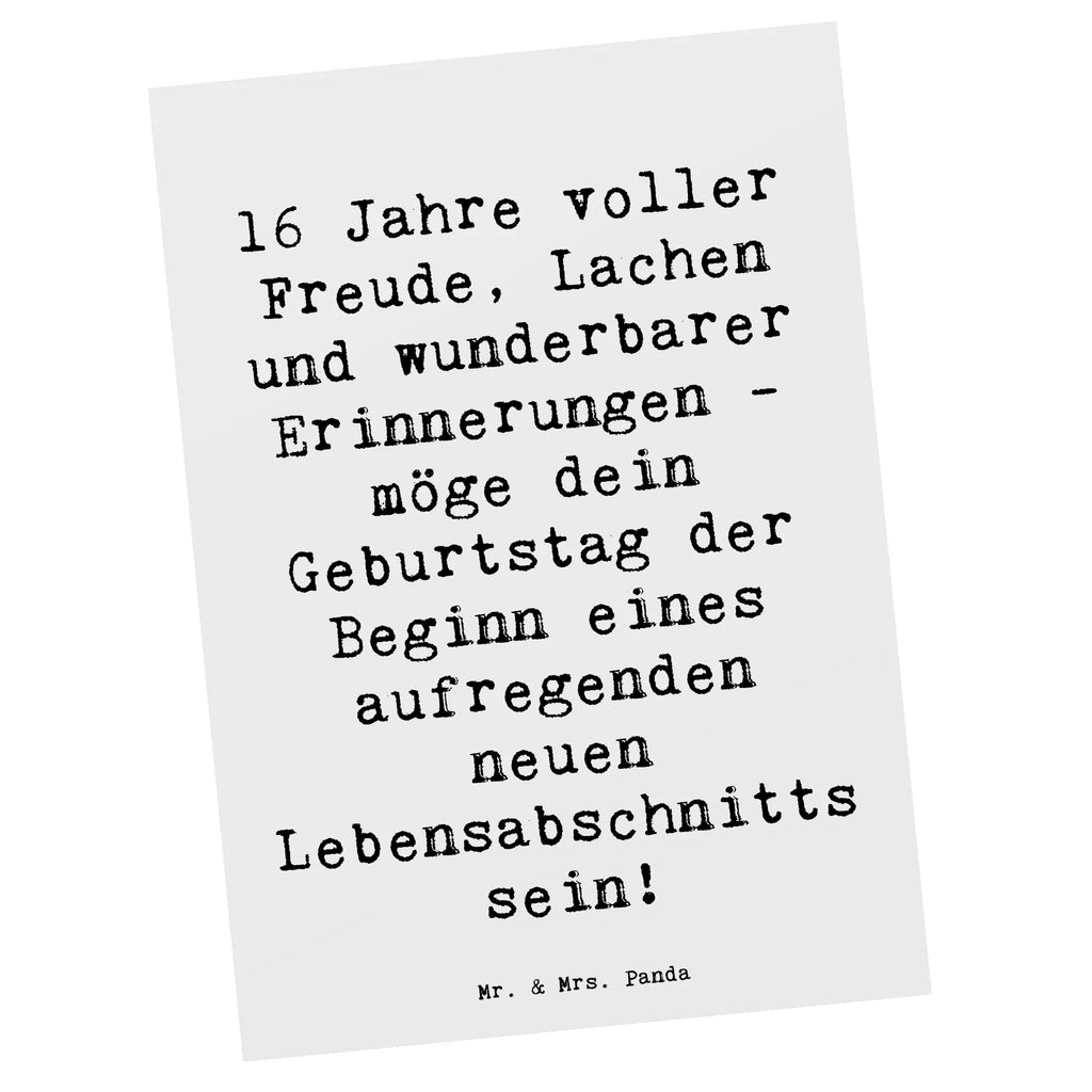 Postkarte Spruch 16. Geburtstag Freude Postkarte, Karte, Geschenkkarte, Grußkarte, Einladung, Ansichtskarte, Geburtstagskarte, Einladungskarte, Dankeskarte, Ansichtskarten, Einladung Geburtstag, Einladungskarten Geburtstag, Geburtstag, Geburtstagsgeschenk, Geschenk