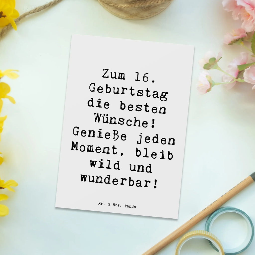 Postkarte Spruch 16. Geburtstag Glück Postkarte, Karte, Geschenkkarte, Grußkarte, Einladung, Ansichtskarte, Geburtstagskarte, Einladungskarte, Dankeskarte, Ansichtskarten, Einladung Geburtstag, Einladungskarten Geburtstag, Geburtstag, Geburtstagsgeschenk, Geschenk