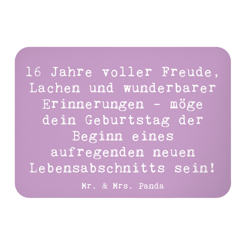 Magnet Spruch 16. Geburtstag Freude Kühlschrankmagnet, Pinnwandmagnet, Souvenir Magnet, Motivmagnete, Dekomagnet, Whiteboard Magnet, Notiz Magnet, Kühlschrank Dekoration, Geburtstag, Geburtstagsgeschenk, Geschenk