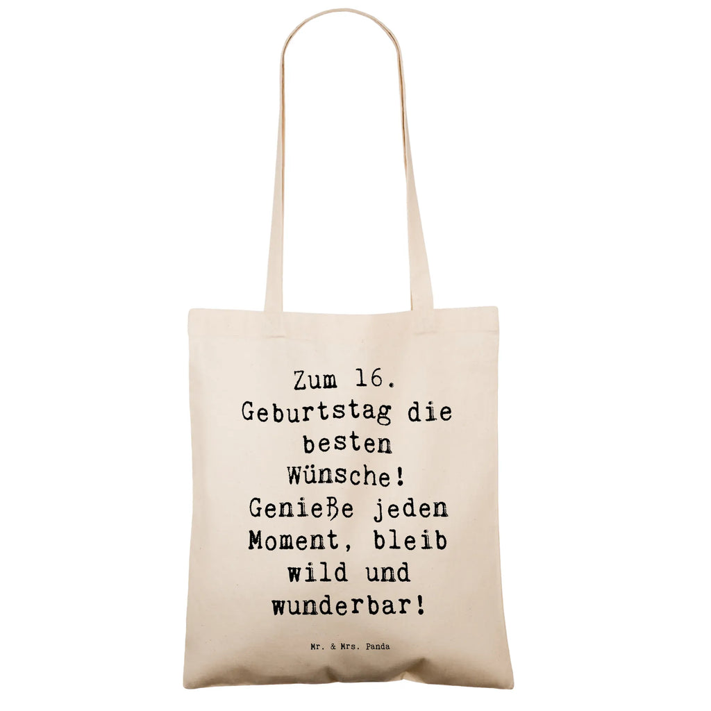 Tragetasche Spruch 16. Geburtstag Glück Beuteltasche, Beutel, Einkaufstasche, Jutebeutel, Stoffbeutel, Tasche, Shopper, Umhängetasche, Strandtasche, Schultertasche, Stofftasche, Tragetasche, Badetasche, Jutetasche, Einkaufstüte, Laptoptasche, Geburtstag, Geburtstagsgeschenk, Geschenk