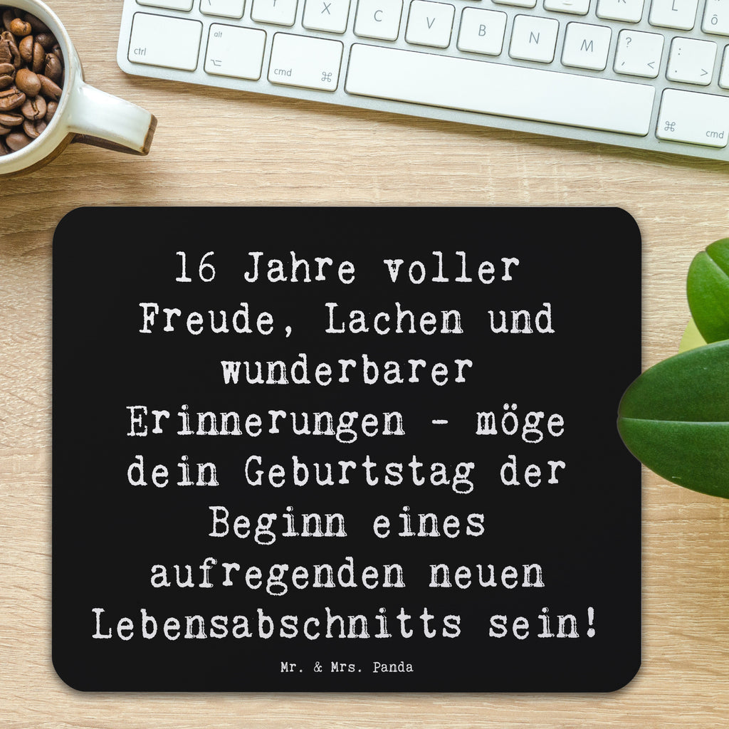 Mauspad Spruch 16. Geburtstag Freude Mousepad, Computer zubehör, Büroausstattung, PC Zubehör, Arbeitszimmer, Mauspad, Einzigartiges Mauspad, Designer Mauspad, Mausunterlage, Mauspad Büro, Geburtstag, Geburtstagsgeschenk, Geschenk