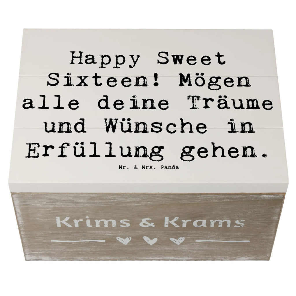 Holzkiste Spruch 16. Geburtstag Holzkiste, Kiste, Schatzkiste, Truhe, Schatulle, XXL, Erinnerungsbox, Erinnerungskiste, Dekokiste, Aufbewahrungsbox, Geschenkbox, Geschenkdose, Geburtstag, Geburtstagsgeschenk, Geschenk