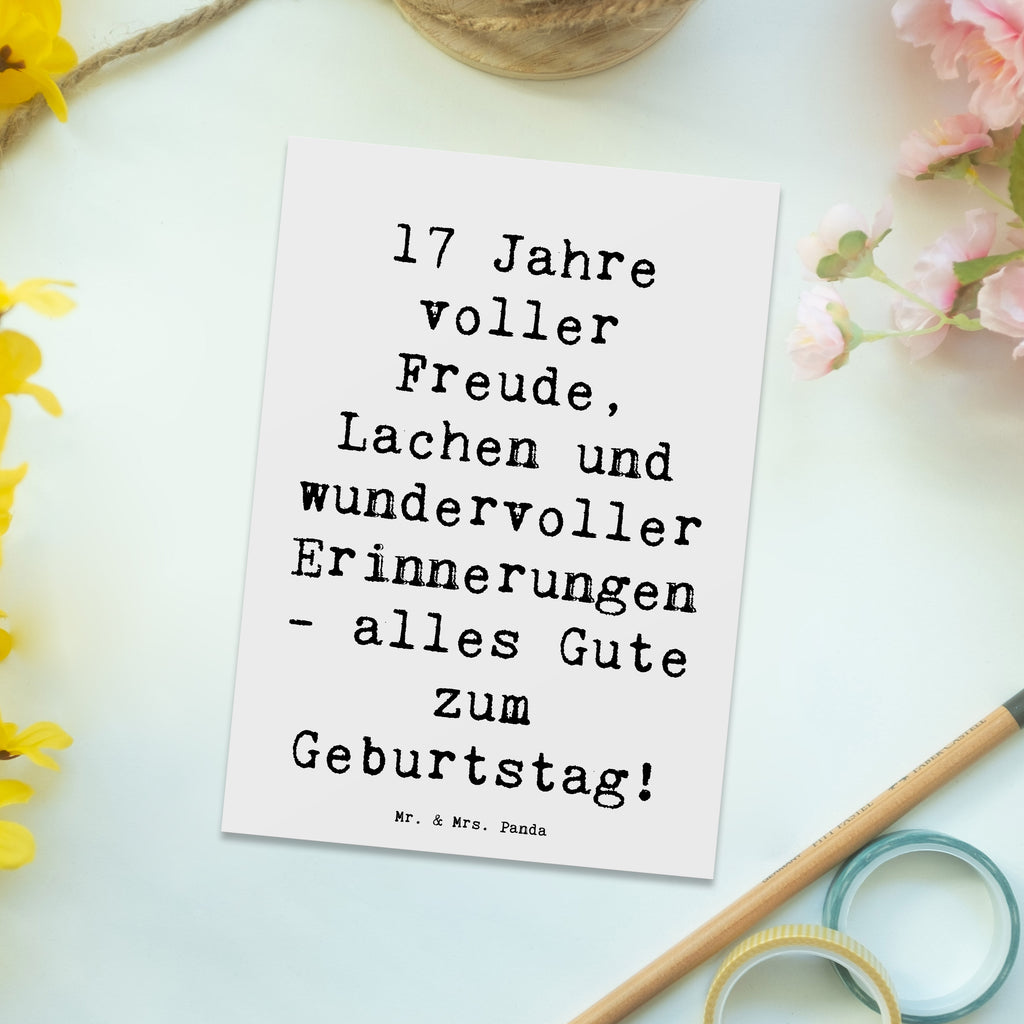 Postkarte Spruch 17. Geburtstag Freude Postkarte, Karte, Geschenkkarte, Grußkarte, Einladung, Ansichtskarte, Geburtstagskarte, Einladungskarte, Dankeskarte, Ansichtskarten, Einladung Geburtstag, Einladungskarten Geburtstag, Geburtstag, Geburtstagsgeschenk, Geschenk