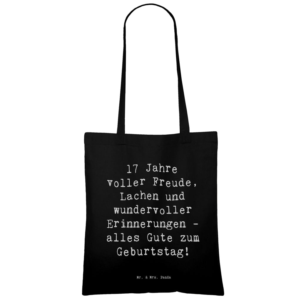 Tragetasche Spruch 17. Geburtstag Freude Beuteltasche, Beutel, Einkaufstasche, Jutebeutel, Stoffbeutel, Tasche, Shopper, Umhängetasche, Strandtasche, Schultertasche, Stofftasche, Tragetasche, Badetasche, Jutetasche, Einkaufstüte, Laptoptasche, Geburtstag, Geburtstagsgeschenk, Geschenk