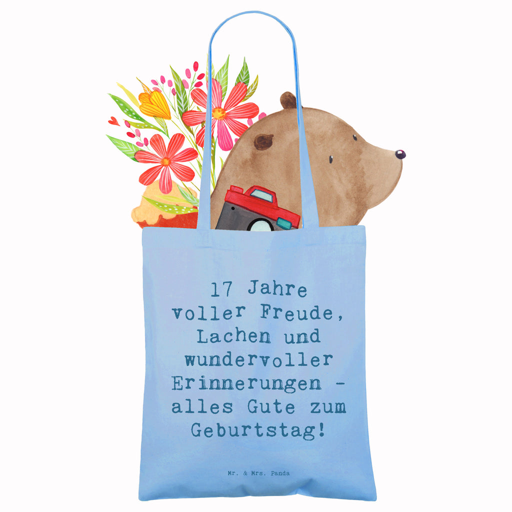 Tragetasche Spruch 17. Geburtstag Freude Beuteltasche, Beutel, Einkaufstasche, Jutebeutel, Stoffbeutel, Tasche, Shopper, Umhängetasche, Strandtasche, Schultertasche, Stofftasche, Tragetasche, Badetasche, Jutetasche, Einkaufstüte, Laptoptasche, Geburtstag, Geburtstagsgeschenk, Geschenk