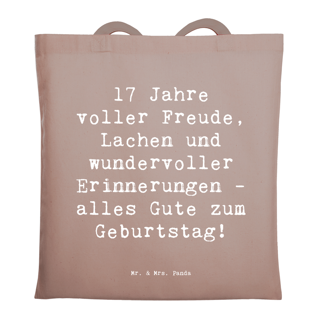 Tragetasche Spruch 17. Geburtstag Freude Beuteltasche, Beutel, Einkaufstasche, Jutebeutel, Stoffbeutel, Tasche, Shopper, Umhängetasche, Strandtasche, Schultertasche, Stofftasche, Tragetasche, Badetasche, Jutetasche, Einkaufstüte, Laptoptasche, Geburtstag, Geburtstagsgeschenk, Geschenk