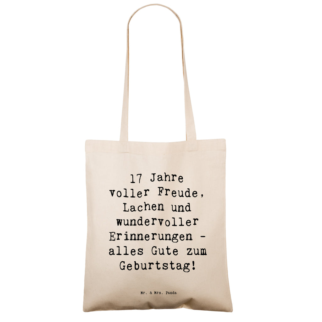 Tragetasche Spruch 17. Geburtstag Freude Beuteltasche, Beutel, Einkaufstasche, Jutebeutel, Stoffbeutel, Tasche, Shopper, Umhängetasche, Strandtasche, Schultertasche, Stofftasche, Tragetasche, Badetasche, Jutetasche, Einkaufstüte, Laptoptasche, Geburtstag, Geburtstagsgeschenk, Geschenk