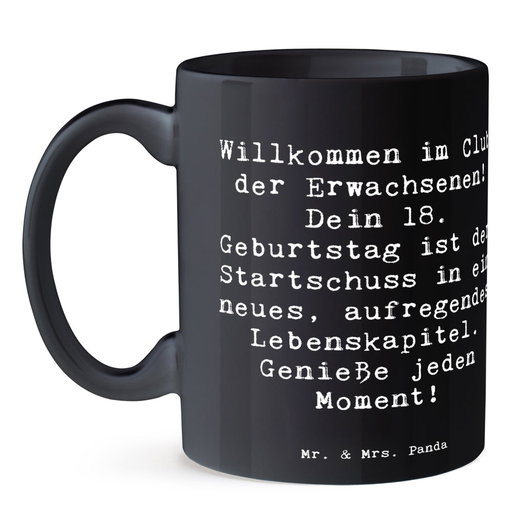 Tasse Spruch 18. Geburtstag Start Tasse, Kaffeetasse, Teetasse, Becher, Kaffeebecher, Teebecher, Keramiktasse, Porzellantasse, Büro Tasse, Geschenk Tasse, Tasse Sprüche, Tasse Motive, Kaffeetassen, Tasse bedrucken, Designer Tasse, Cappuccino Tassen, Schöne Teetassen, Geburtstag, Geburtstagsgeschenk, Geschenk